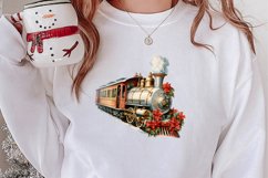 Vintage Christmas Clipart Sublimation, Christmas Clipart Product Image 2