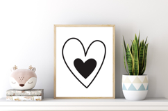 Romantic Heart SVG | Symbol of Love clipart Product Image 2