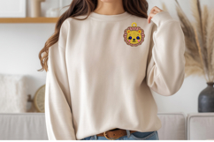 Lion Keychain Embroidery Design Product Image 3