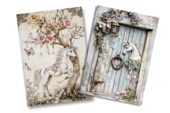 Enchanted Unicorn Junk Journal Pages Product Image 2