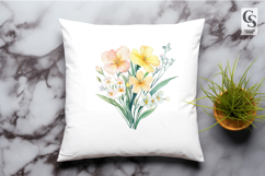 Watercolor Wildflower Floral Clipart Sublimation PNG Product Image 3