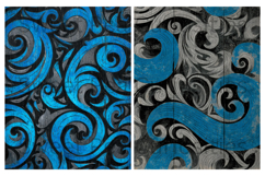 Blue,Black, Mixed Media, Junk Journal Product Image 2