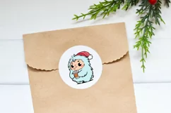 Cute baby Yeti. SVG, PNG, EPS. Cut file. Product Image 5