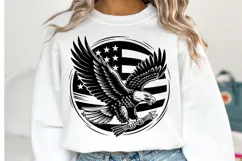 USA Eagle Svg Design | Svg Cut Files | Shirt Svg Product Image 2