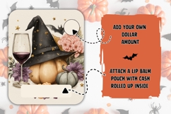 Boho Halloween Gift Card, Printable Halloween Money Card Product Image 2