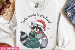 Sorta santa sorta feral PNG, Funny Sarcastic Sub Product Image 3
