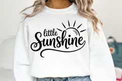 Little Sunshine svg | Summer Svg | Shirt Svg Product Image 1