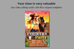 Country Party Flyer, Country Night flyer, Country Music Product Image 2