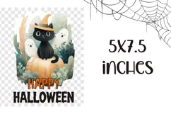 Happy Halloween Towel, Cartoon Halloween Dish Towel Product Image 2