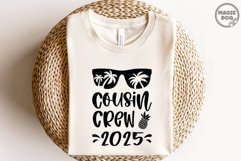 Cousin Crew 2025|Summer Vacation Crew|Cousin Trip 2025 SVG Product Image 2