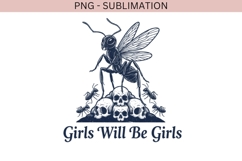 Girls Will Be Girls PNG | Dark Feminine Graphic | Gothic Product Image 2