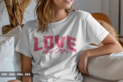 Love Like Jesus - New Year SVG Design Product Image 2