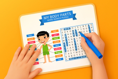 My Body Parts Printable Learning Cards Product Image 5