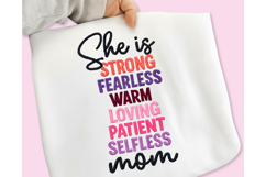 Mother's Day PNG, She is Mom PNG, Faux Yarn Mama PNG, Mother Product Image 5