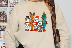 Cute Christmas Characters Sublimation, Christmas png Product Image 4