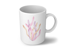Wavy Ocean Seaweed Pastel Plant Aquatic Flora PNG Summer Product Image 6