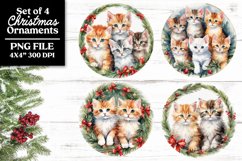 Baby Farm Animals PNG Christmas Ornaments or Coasters Product Image 16