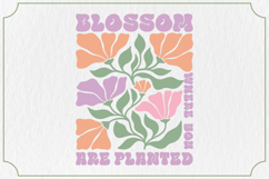 Boho Floral Quotes PNG Bundle, Aesthetic Design Product Image 9