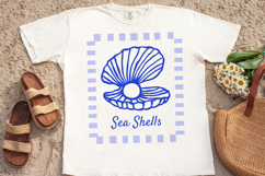 Ocean Clipart Bundle | Sea Animals, Seashells Sublimation Product Image 4