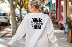 Gildan 18000 Crewneck Mockup, Oversized Mockup Model Mockup Product Image 1