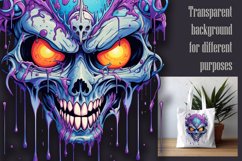 Halloween Skull design PNG/JPEG Product Image 2