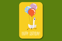 Party Goose Birthday Illustration Product Image 3