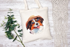 Summer Mountain Dog PNG, Funny Mountain Dog Print Product Image 2