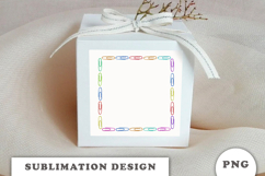 Watercolor Clips School Supplies Frame png Product Image 2