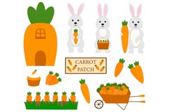 Carrot Patch. Bunny Carrot. Gnomes Carrot. Gnomes Bunny SVG Product Image 4