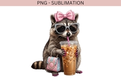 Raccoon png design for T-shirts Product Image 2