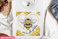 We&#039;re all golden PNG, Sunflower Quotes PNG Product Image 1