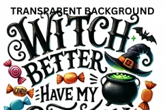 Spooky Season: Cute Halloween Quotes PNG Product Image 3