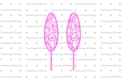 Easter bunny ears topper laser cut, Flower pot decoration Product Image 2