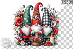 Christmas Gnome Sublimation - Clipart PNG Design Product Image 1