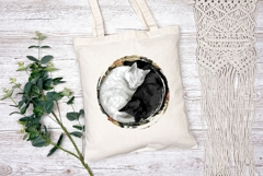 Cartoon Cats Illustration, Cats PNG, Cartoon Animals PNG Product Image 2