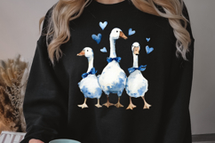 Vintage Thrifted Grandma Geese PNG Product Image 2