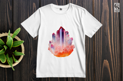 Vibrant Crystal Cluster Clipart Sublimation PNG Product Image 2