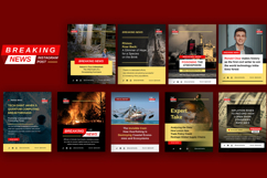 Breaking News - Social Media Template Product Image 3