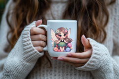 Cute flower fairies, elves Sublimation Product Image 2