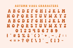 Autumn Vibes - Retro Groovy Textured Font Product Image 2