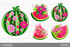 Watermelon Clipart. Watermelon Sublimation Product Image 1