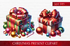 Christmas Present clipart, Christmas Present sublimation Product Image 1