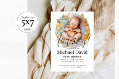 Baby Shower Invitation Template 167 Product Image 2