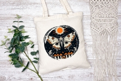 Cartoon Moth Illustration, Celestial Night Illustration Product Image 2