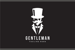 Gentleman Logo Design Vector Illustration Product Image 2