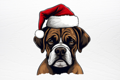 Christmas Peeking Dogs Clipart PNG Product Image 2