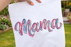 Mama Brushstroke PNG, Mother's Day Sublimation Design Product Image 3