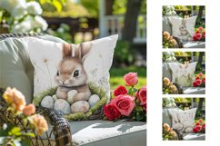 Easter Pillowcase Sublimation, Easter Eggs Pillow Designs Product Image 2
