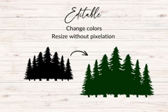 Woodland Trees SVG Product Image 2