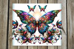 Magic Butterfly | skinny tumbler Sublimation design bundle Product Image 2
